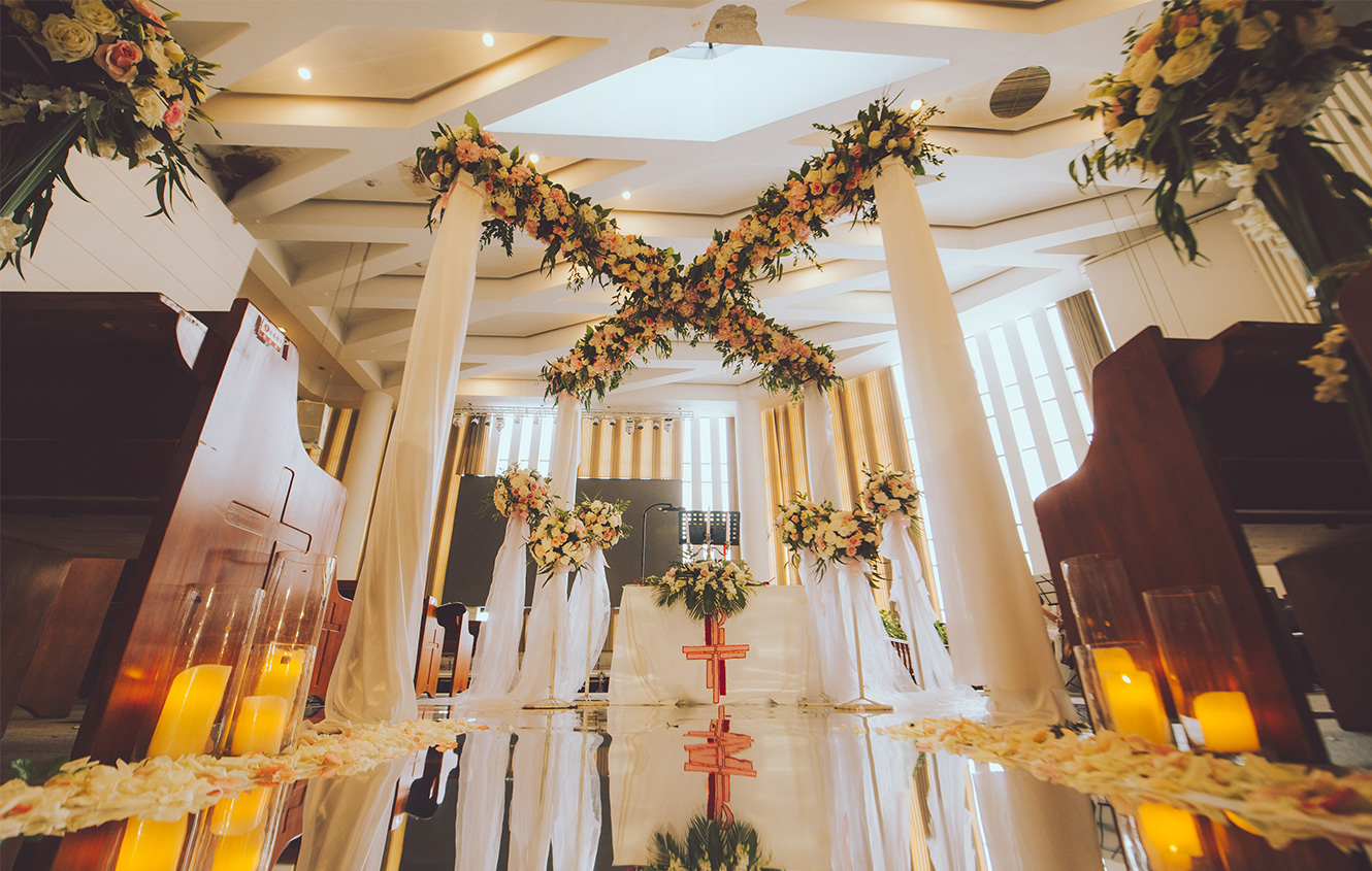 天津教堂婚礼图片