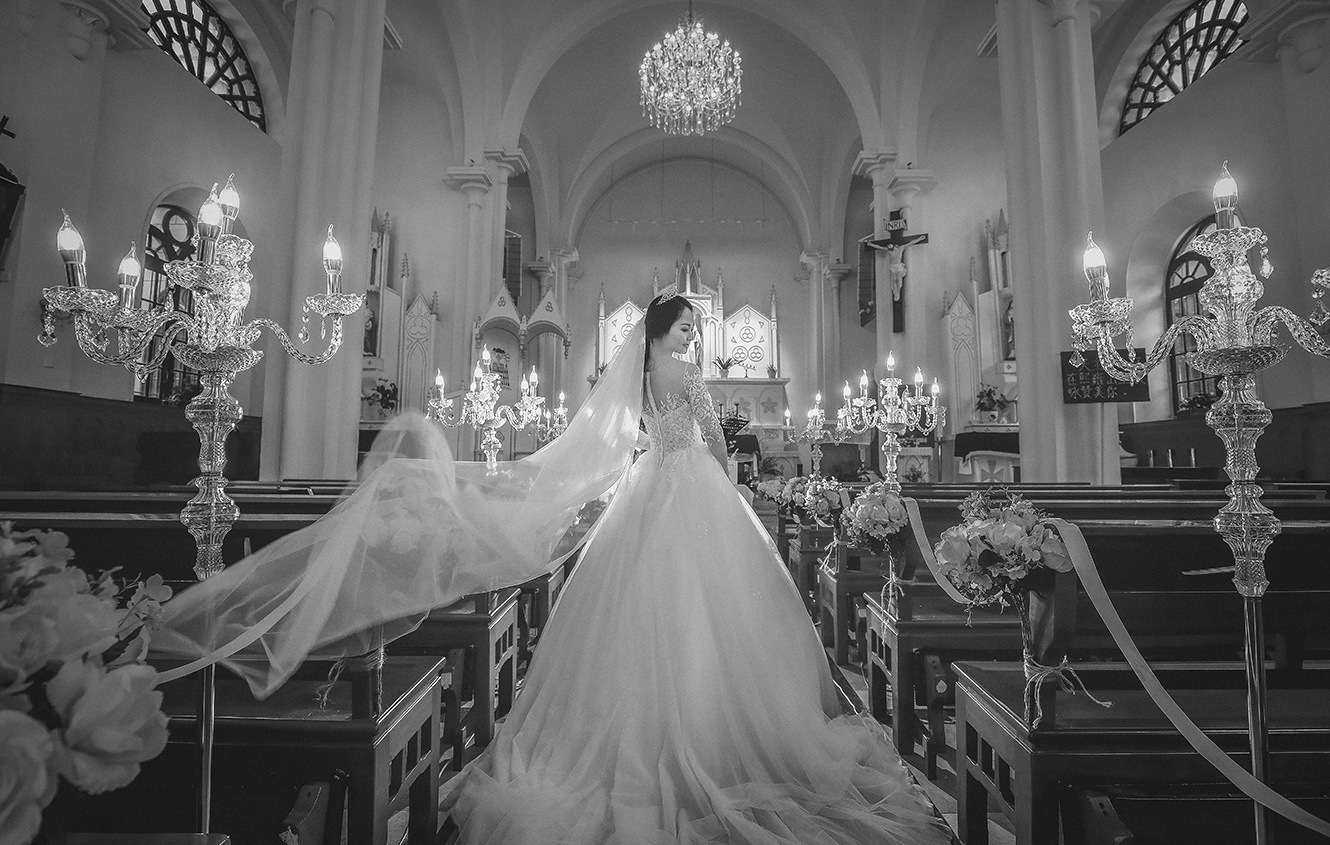天津教堂婚礼图片